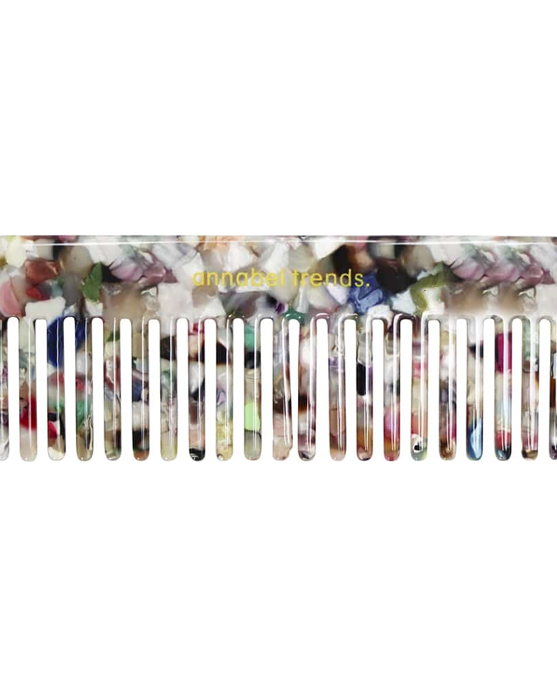 Tamed Hair Comb - Rectangle Shape Gemstone Hair Annabel Trends