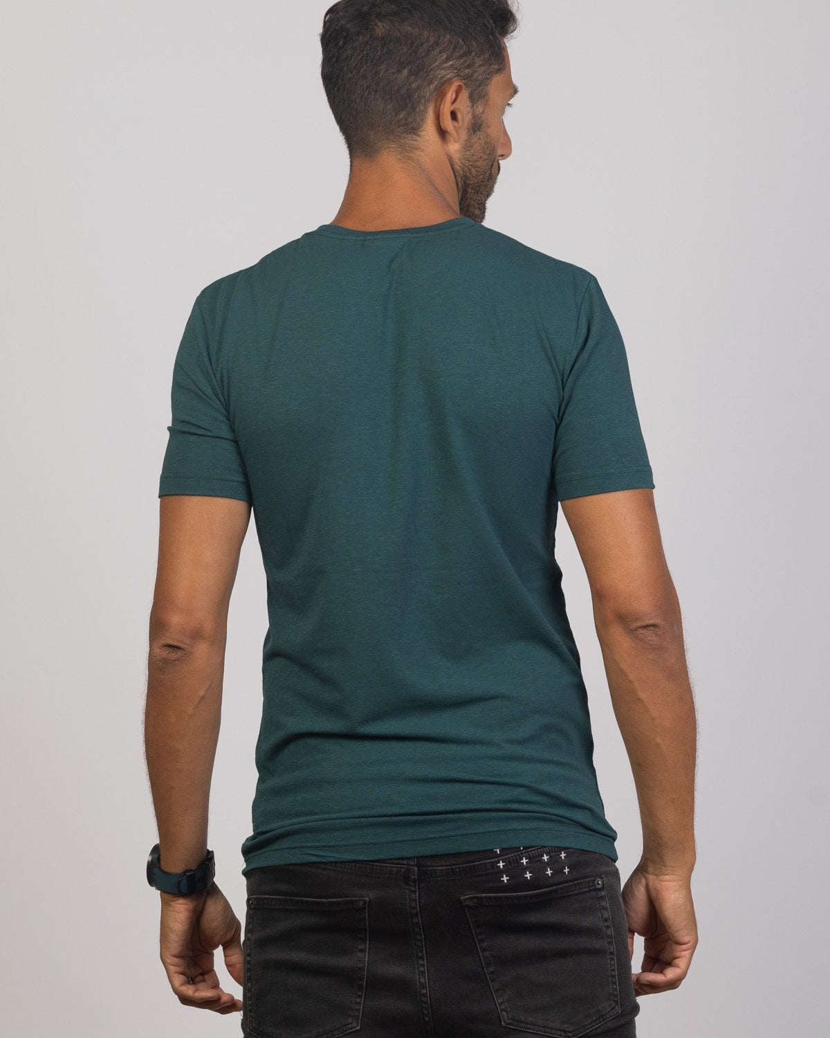 Teal Hemp Mens T Shirt Mens Tops Skumi