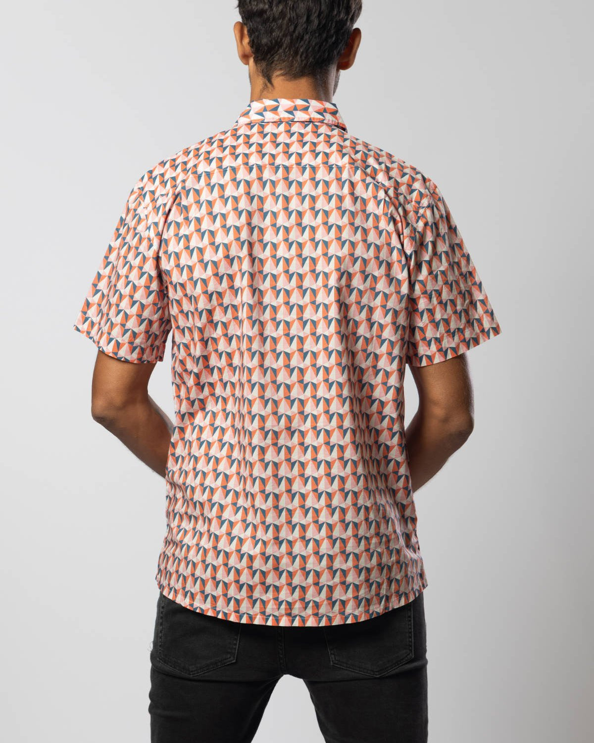 Tessellate Cotton Mens Shirt Mens Tops Skumi