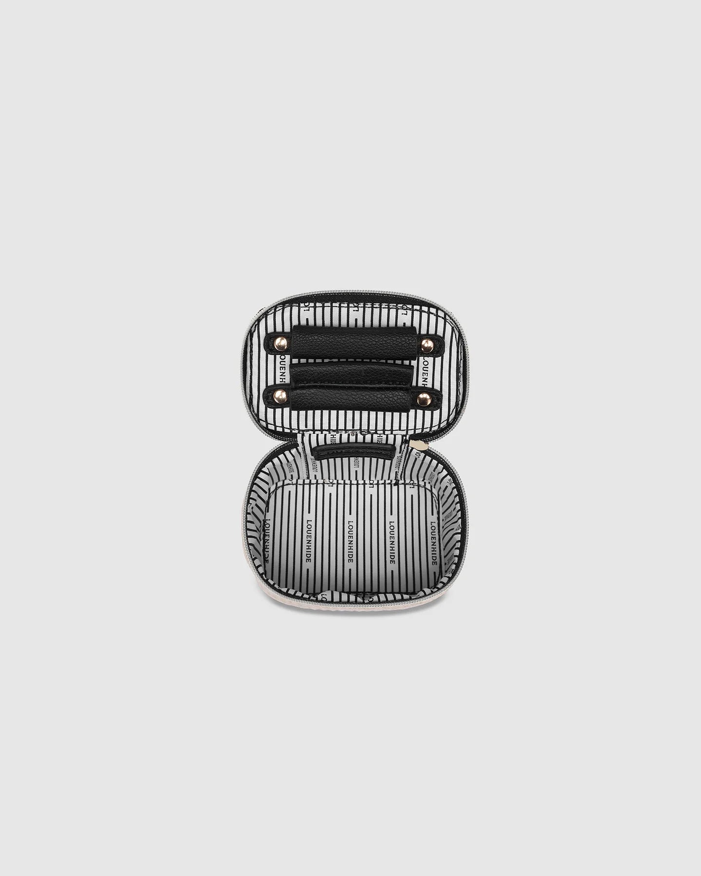 Trudy Jewellery Box Natural Black Bags and Purses Louenhide