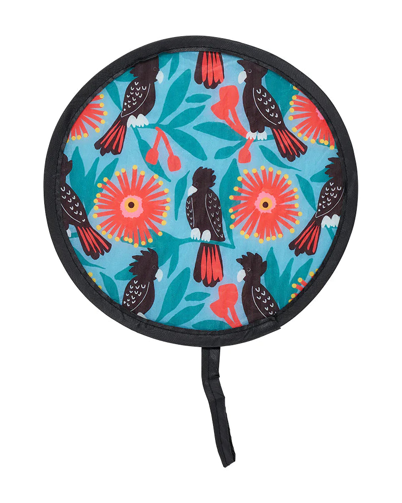 Twist Fan Aussie Gifts and Accessories Annabel Trends Black Cockatoo