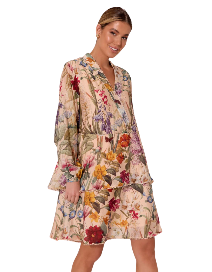 Leslie Floral Dress Floral - Global Free Style