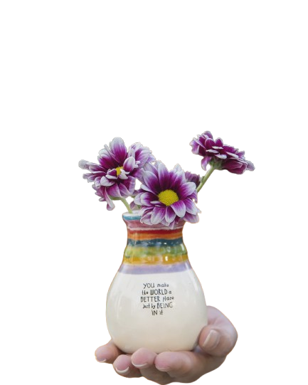 Favourite Bud Vase You Make The World Gifts and Accessories Natural Life