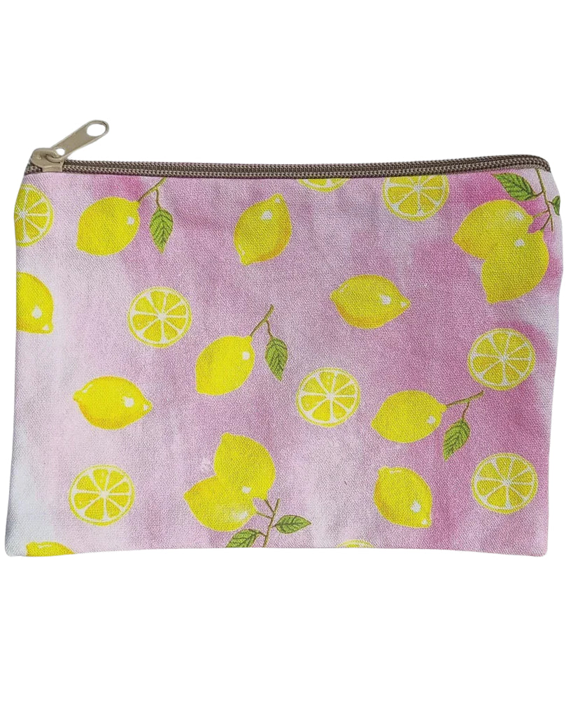 Canvas Coin Purse Lemon blue Bags and Purses Zoda