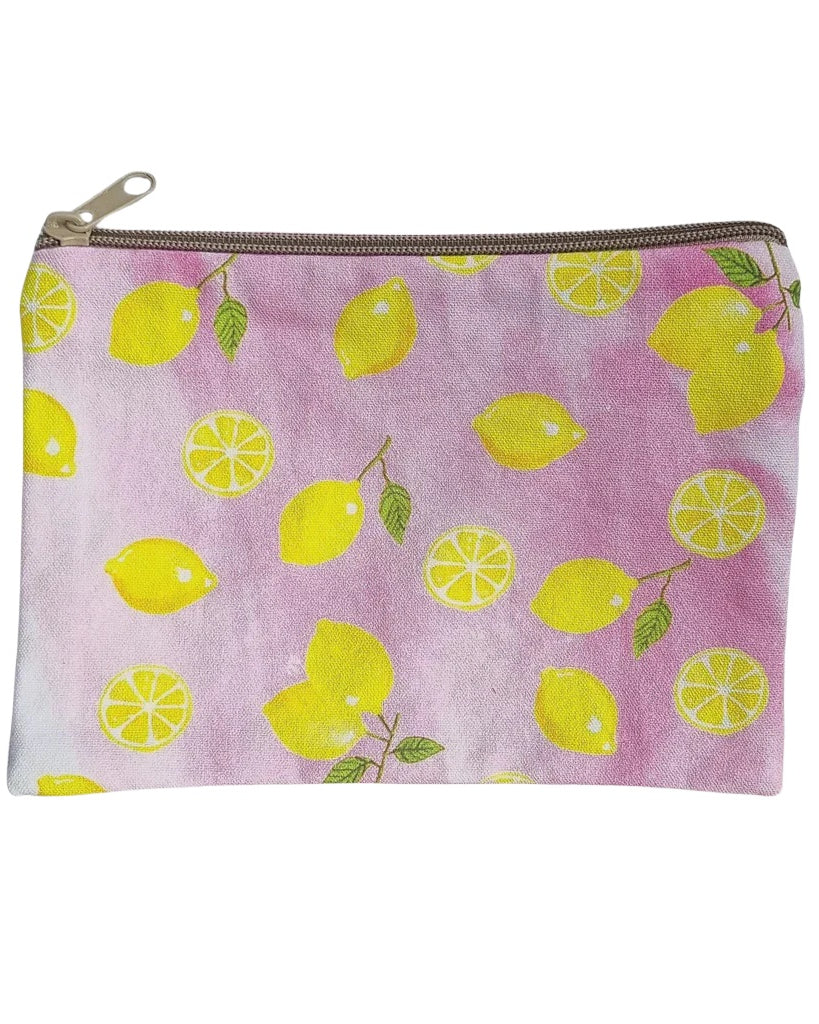 Canvas Coin Purse Lemon blue Bags and Purses Zoda