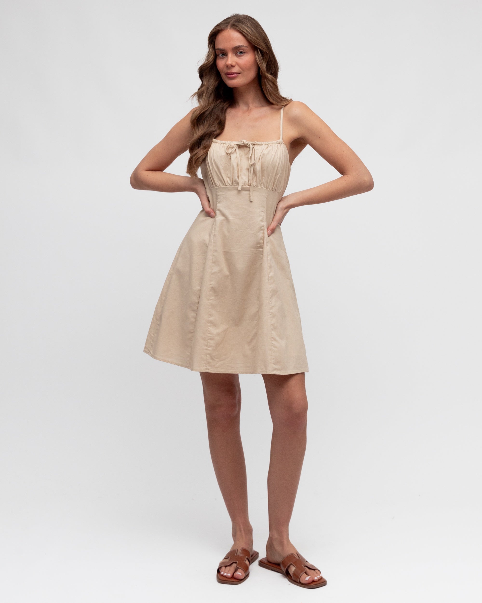 Elana Dress Vanilla Dresses Ebby and I XS(6-8)