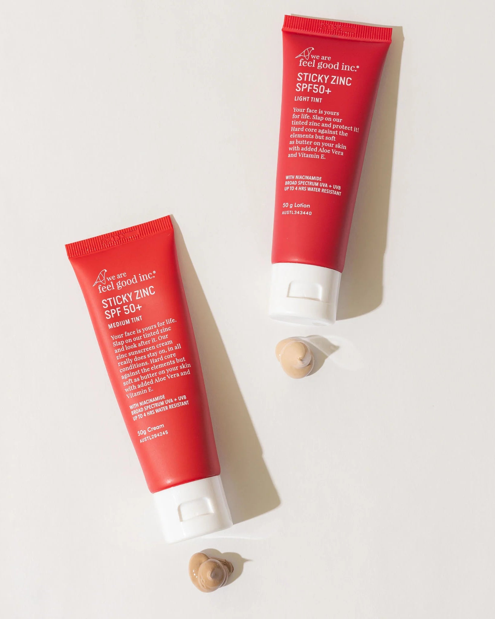 We Are Feel Good Inc Sticky Zinc - Medium SPF50+ Body we are feel good inc