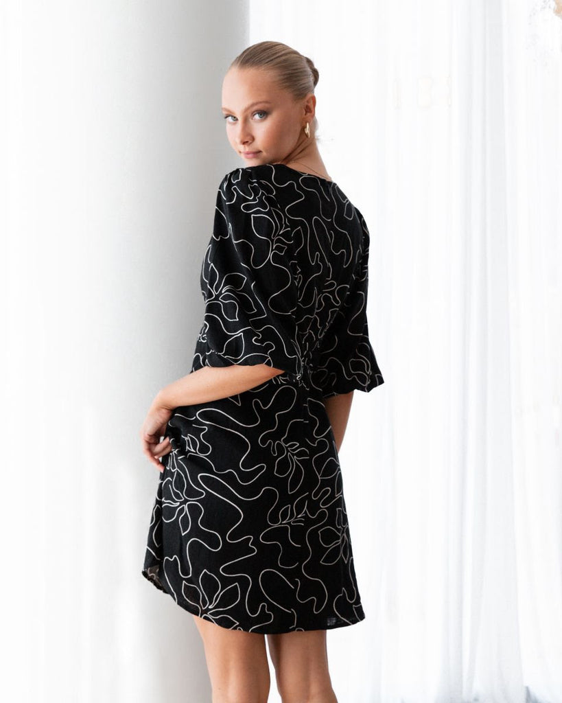 Ellin Dress Black - Global Free Style