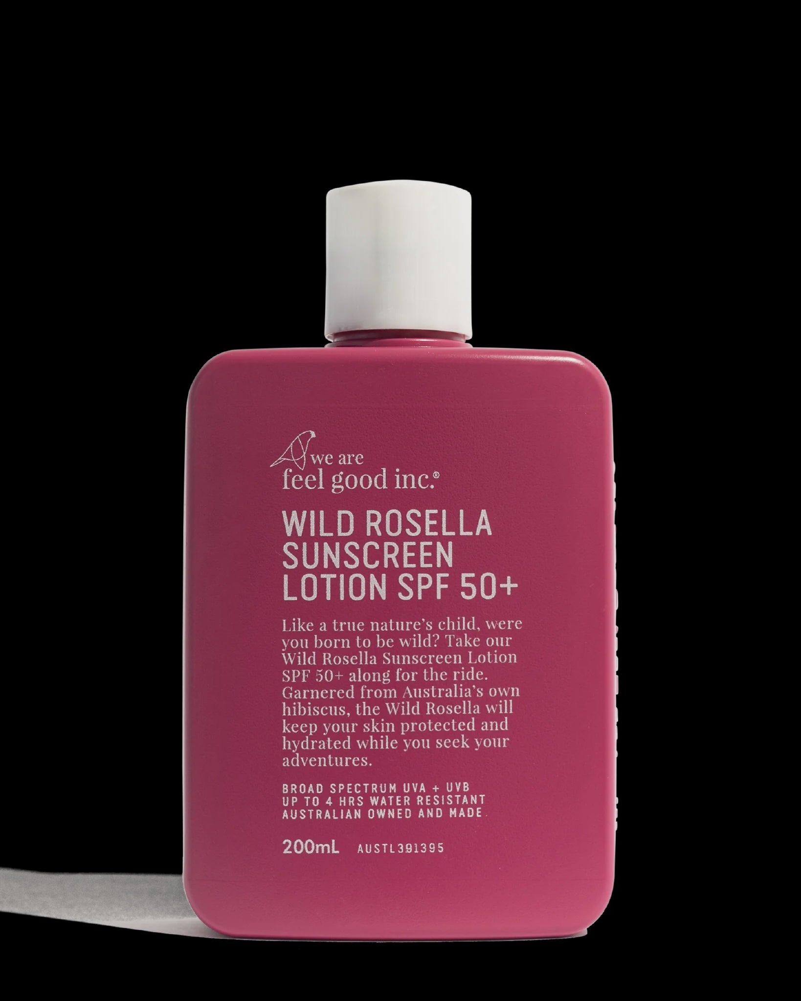 We Are Feel Good Inc Wild Rosella Sunscreen Lotion SPF50+ 200ml Body we are feel good inc