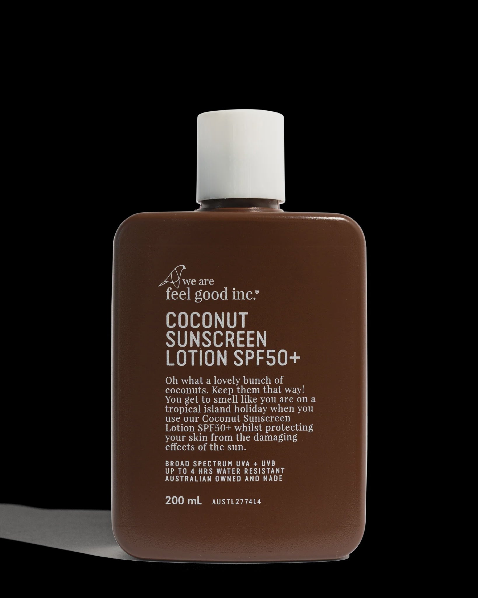 We Are Feel Good Inc Coconut Sunscreen SPF 50+ - 200ml Body we are feel good inc
