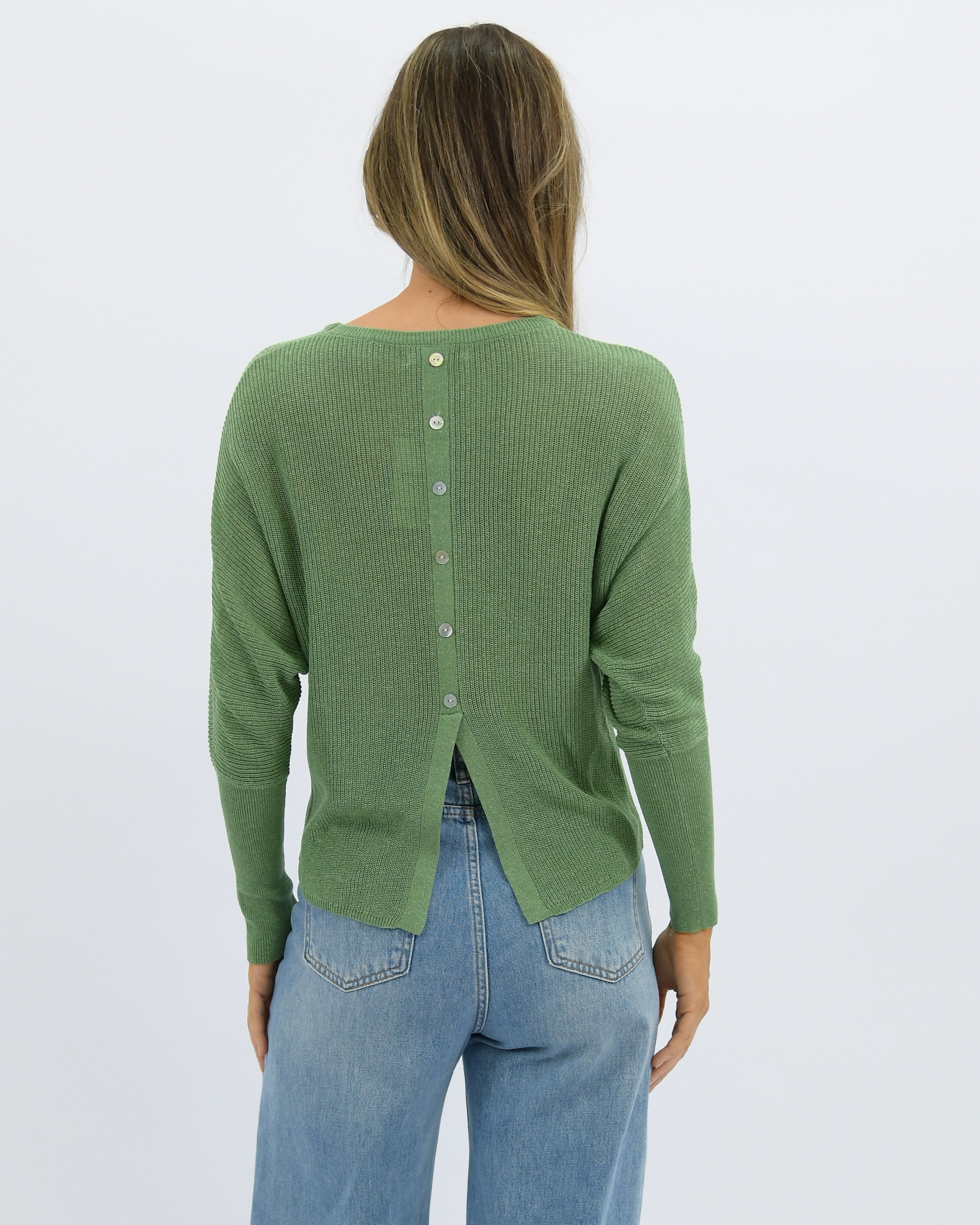 Alira Knit Matcha Green Tops Worthier