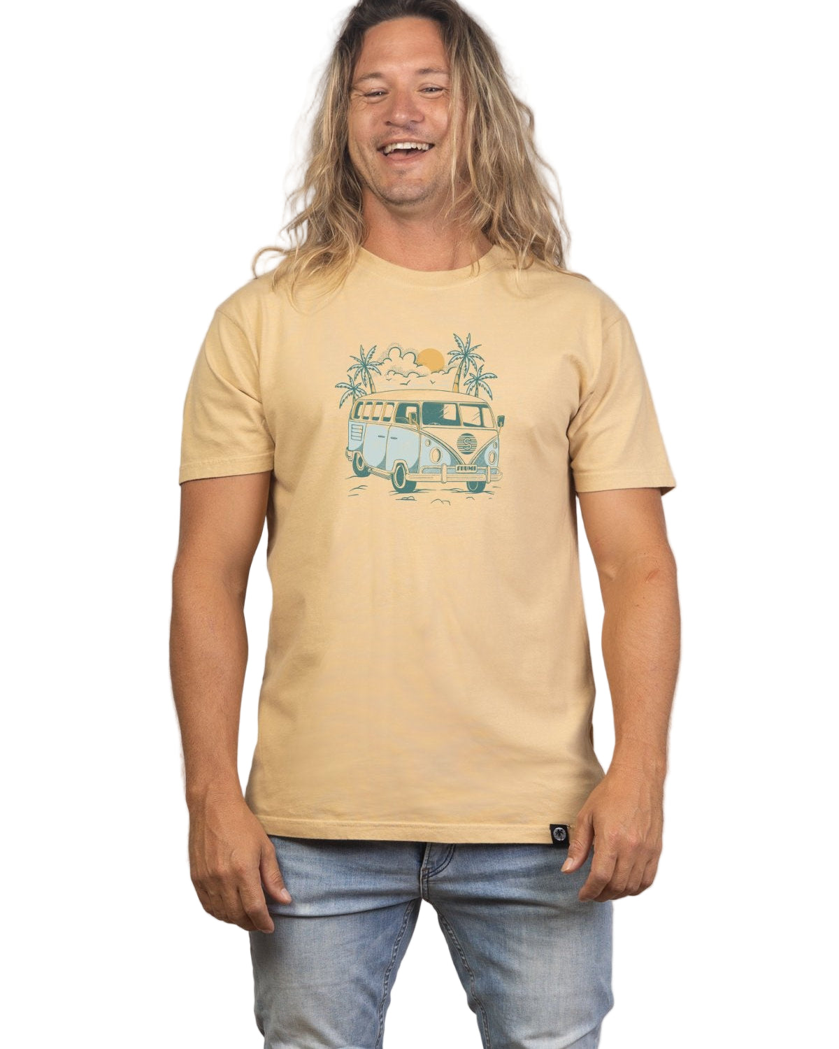Warm Sand Van Life Mens T Shirt Mens Tops Skumi XXL