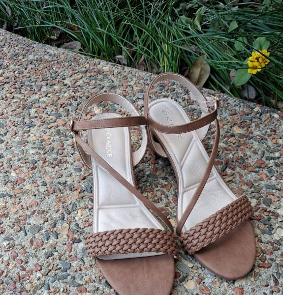 Weave Heels - Tan Shoes Clarice