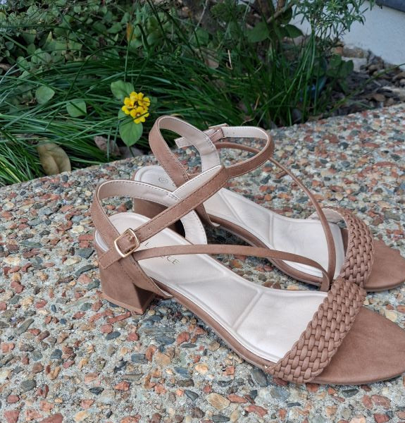 Weave Heels - Tan Shoes Clarice