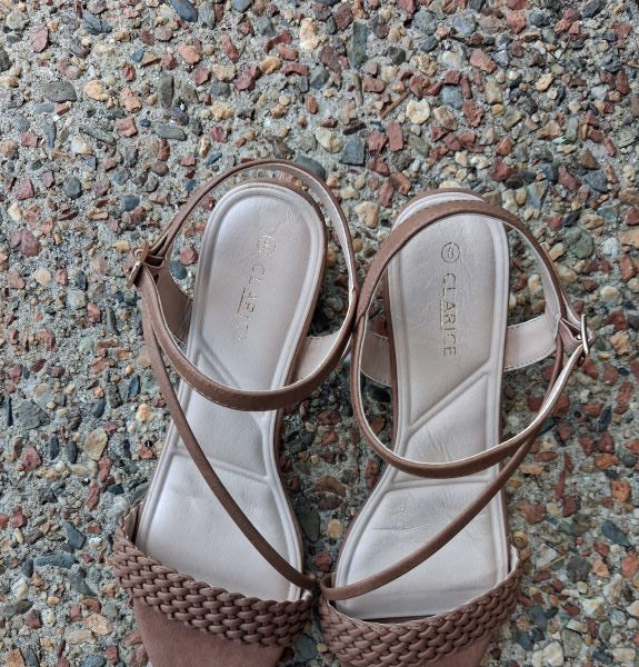 Weave Heels - Tan Shoes Clarice