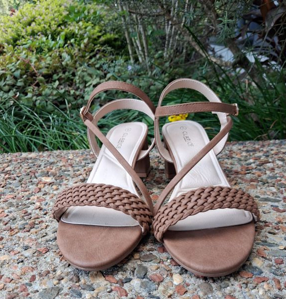 Weave Heels - Tan Shoes Clarice