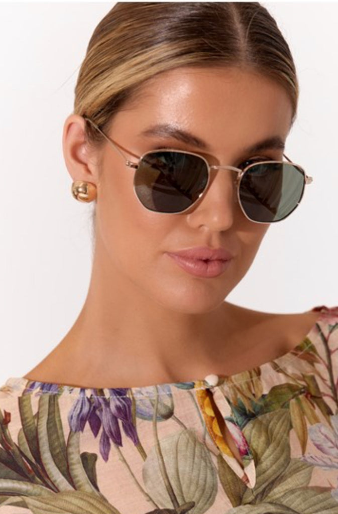 Arlington Sunglasses Gold - Global Free Style