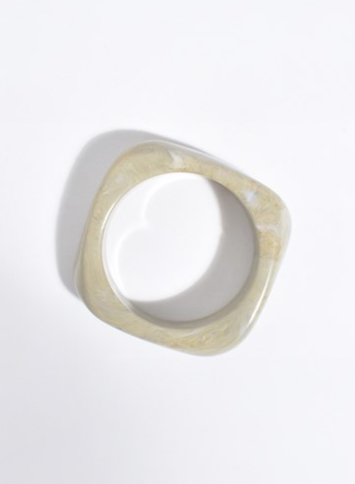 Resin Stacking Bangles Nude - Global Free Style