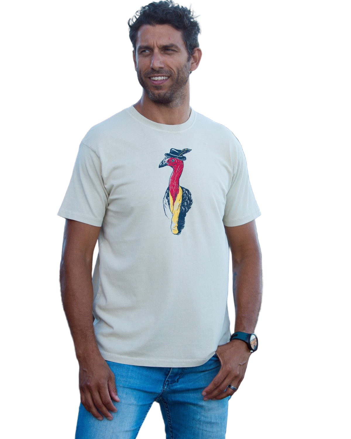 Wild Turkey Shell Mens T Shirt Mens Tops Skumi S