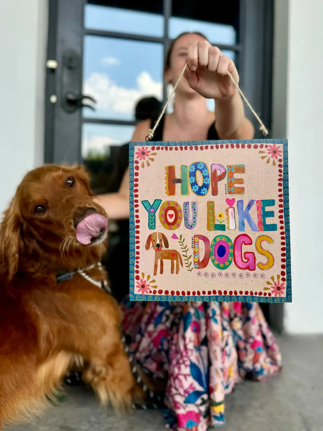 Wooden Sign Cream Like Dogs Gifts and Accessories Natural Life