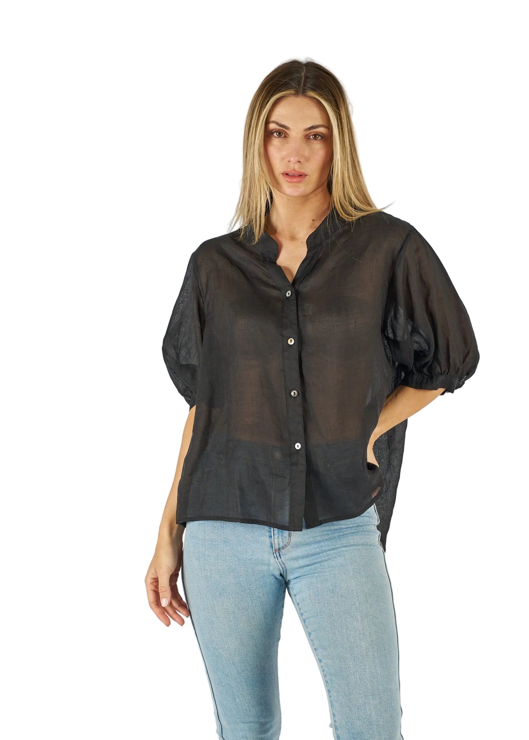 Aurora Top Black Tops Worthier M/L(12-14)
