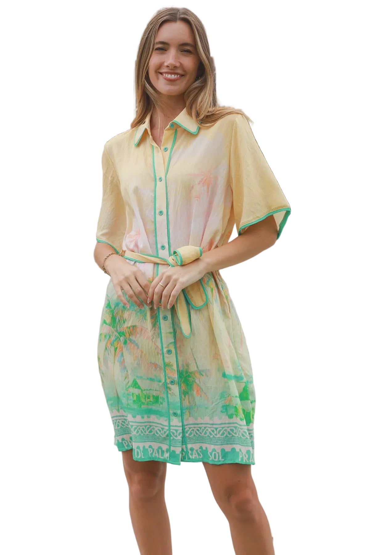Amaryllis Mini Dress Dresses Salty Palm S (8)