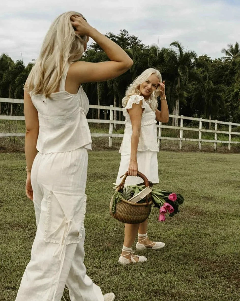 Envelope Pants White Bottoms Jollou