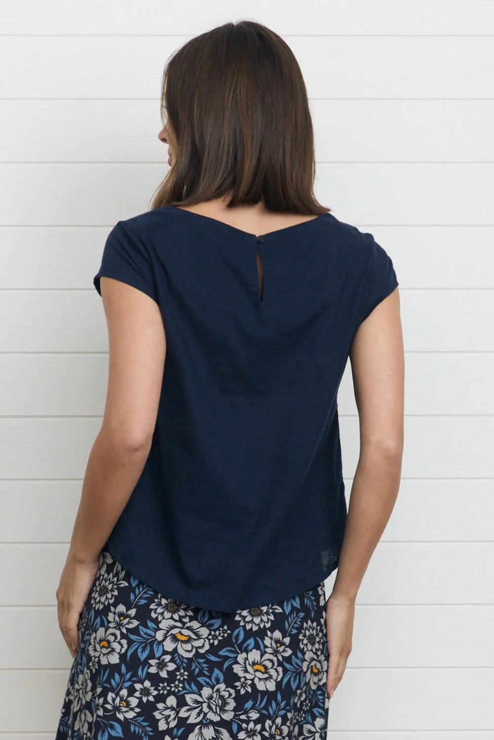 Remi Top Navy - Global Free Style