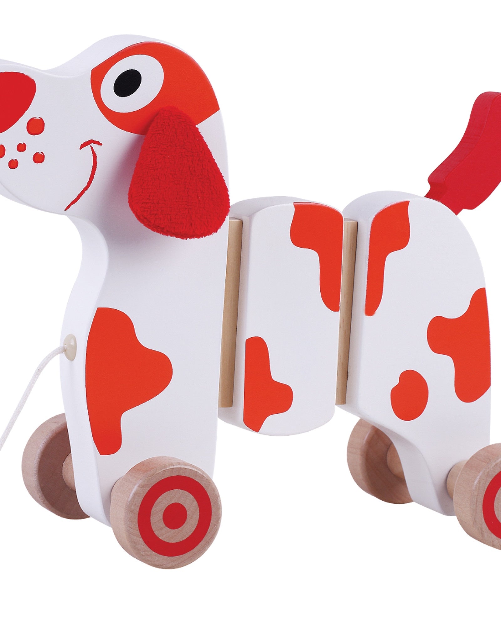 ToysLink Wooden Toy Pull and Walk Along Dog Gifts and Accessories ToysLink