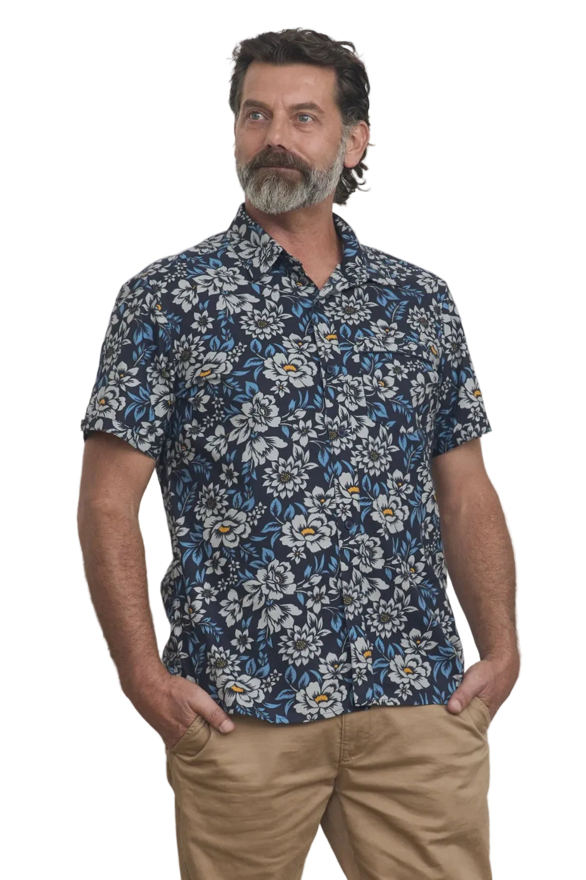 Mens Shirt Camellia - Global Free Style