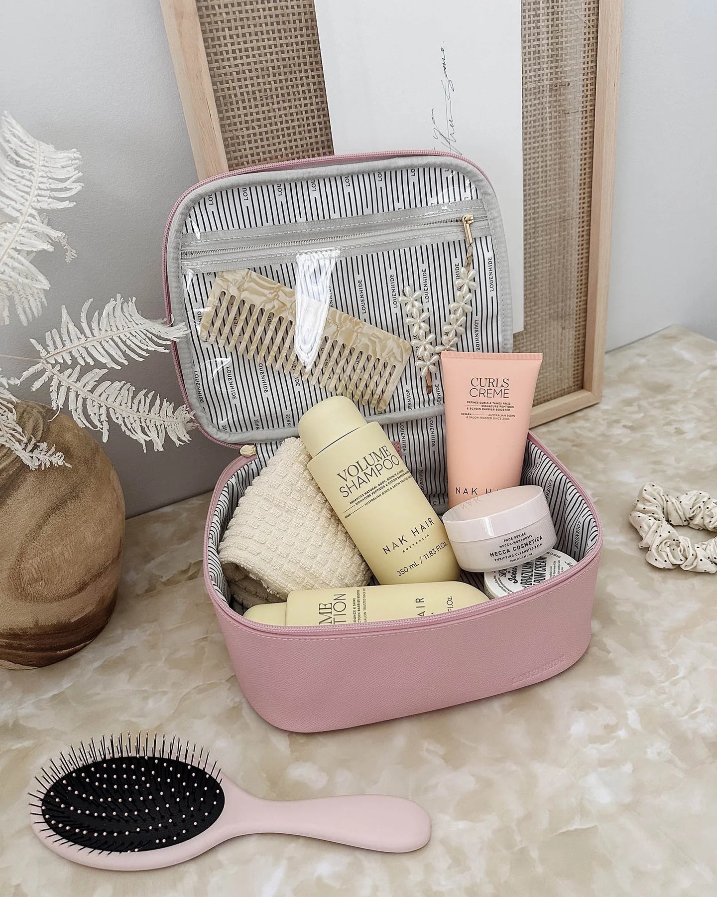 Baby Hepburn Cosmetic Case - Pink Bags and Purses Louenhide