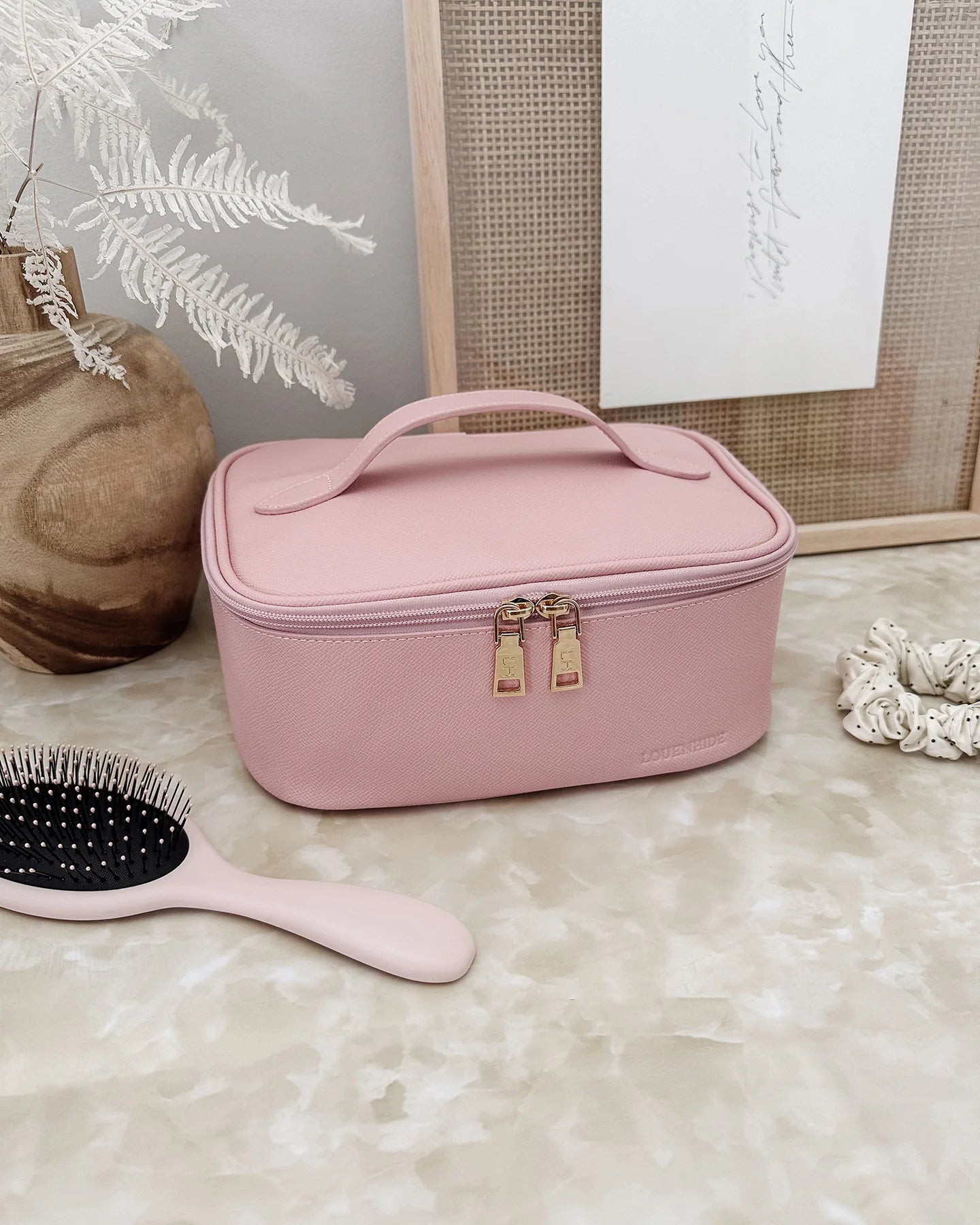 Baby Hepburn Cosmetic Case - Pink Bags and Purses Louenhide