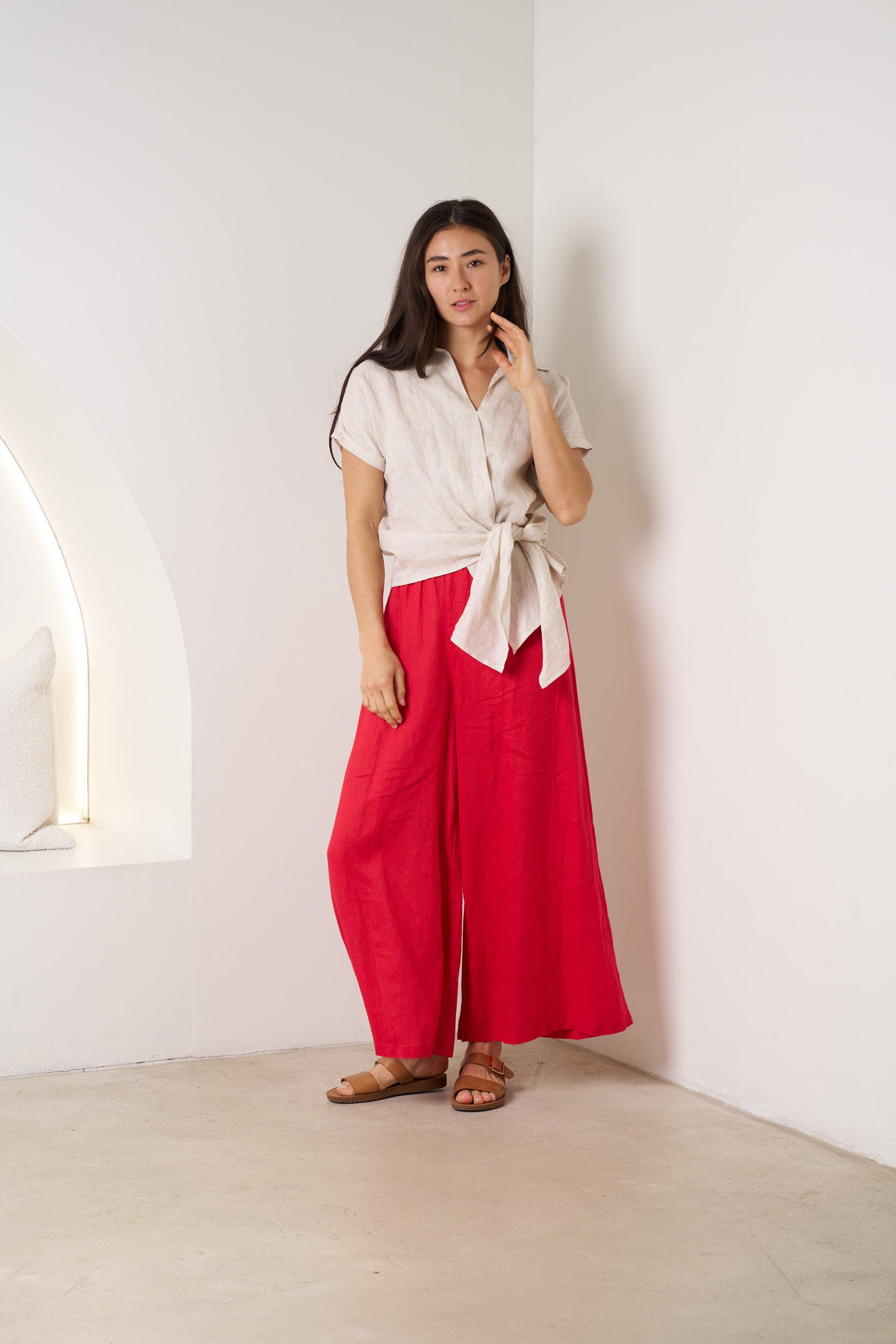 Baker Shirt Hot Pink Tops Valeria Label