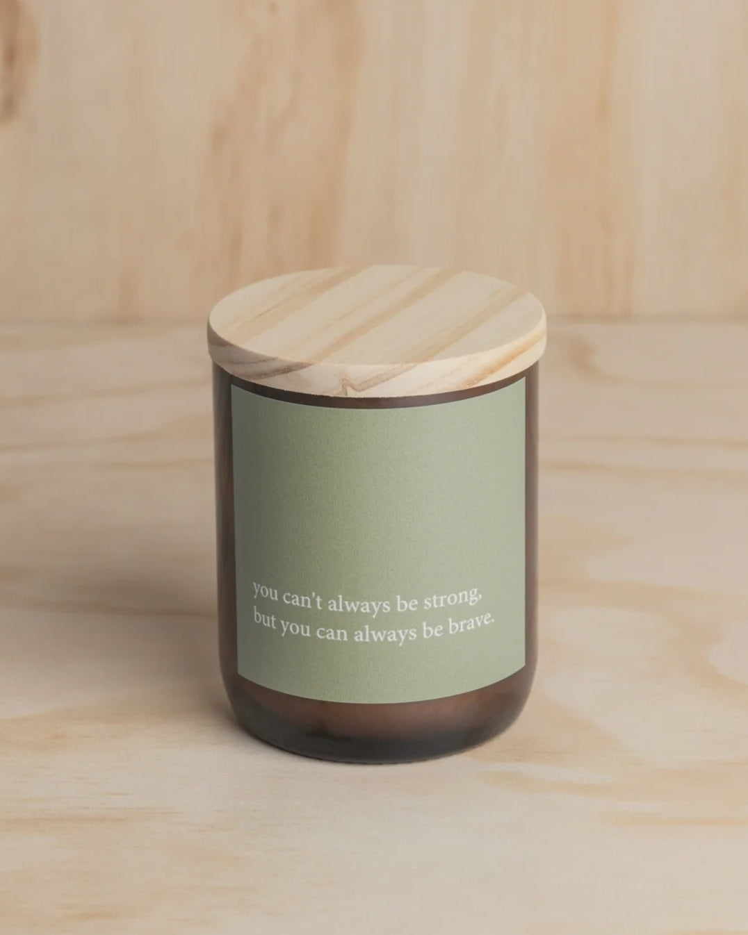 Heartfelt Quote Candle - be brave Gifts and Accessories Commonfolk