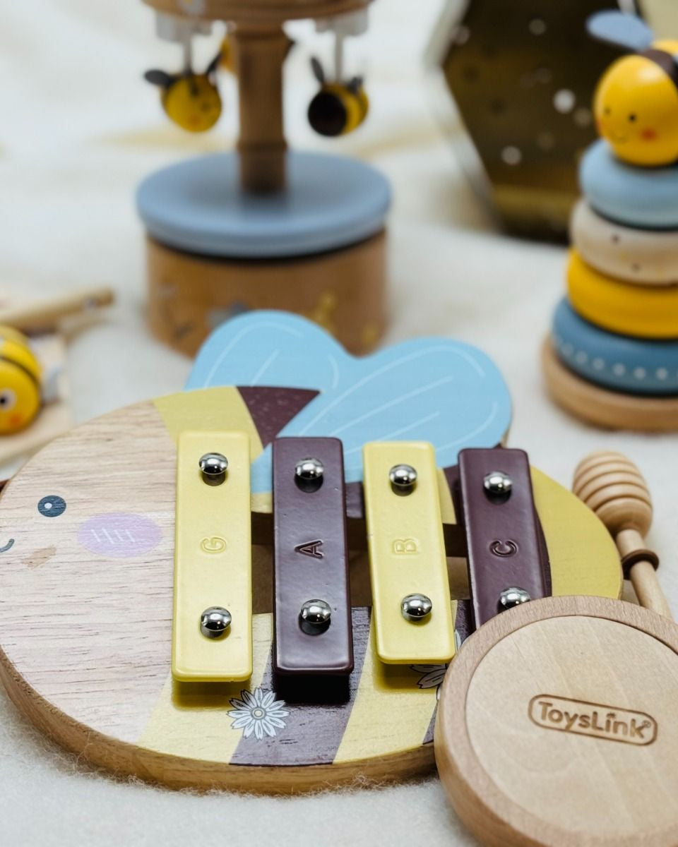 Wooden Bee Fishing Game Gifts and Accessories ToysLink