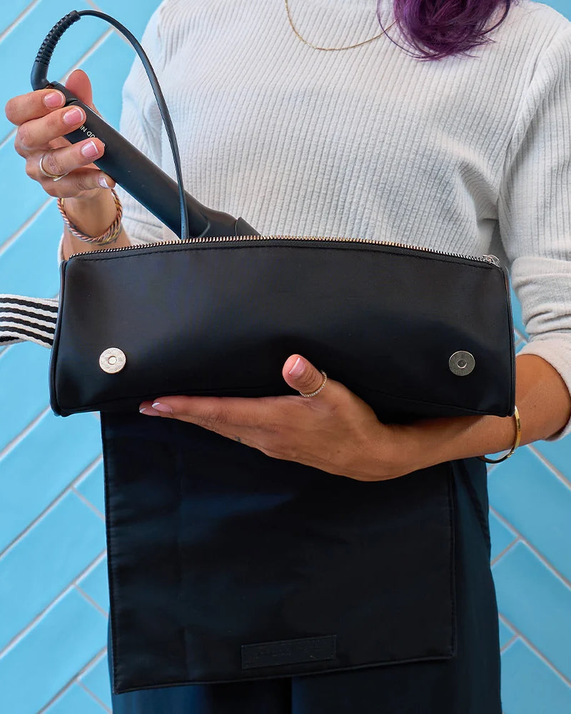 AT Hype Hair Straightener Travel Pouch Black Bags and Purses Annabel Trends