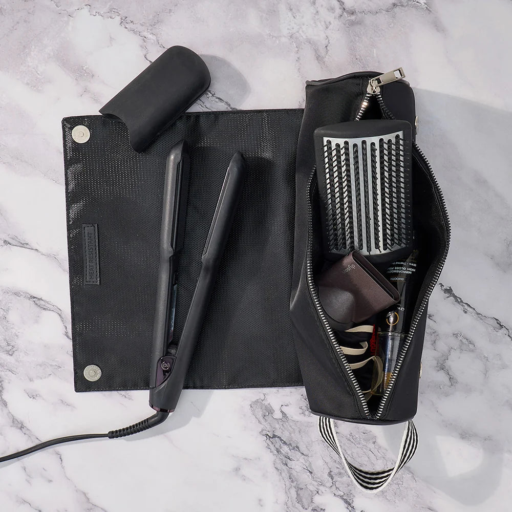 AT Hype Hair Straightener Travel Pouch Black Bags and Purses Annabel Trends