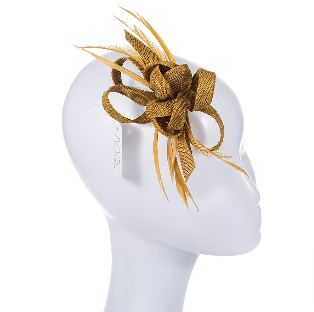 Hair Clip and Brooch Twirl Tan - Global Free Style