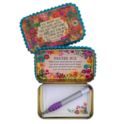 Prayer Box Don't Worry Gifts and Accessories Natural Life