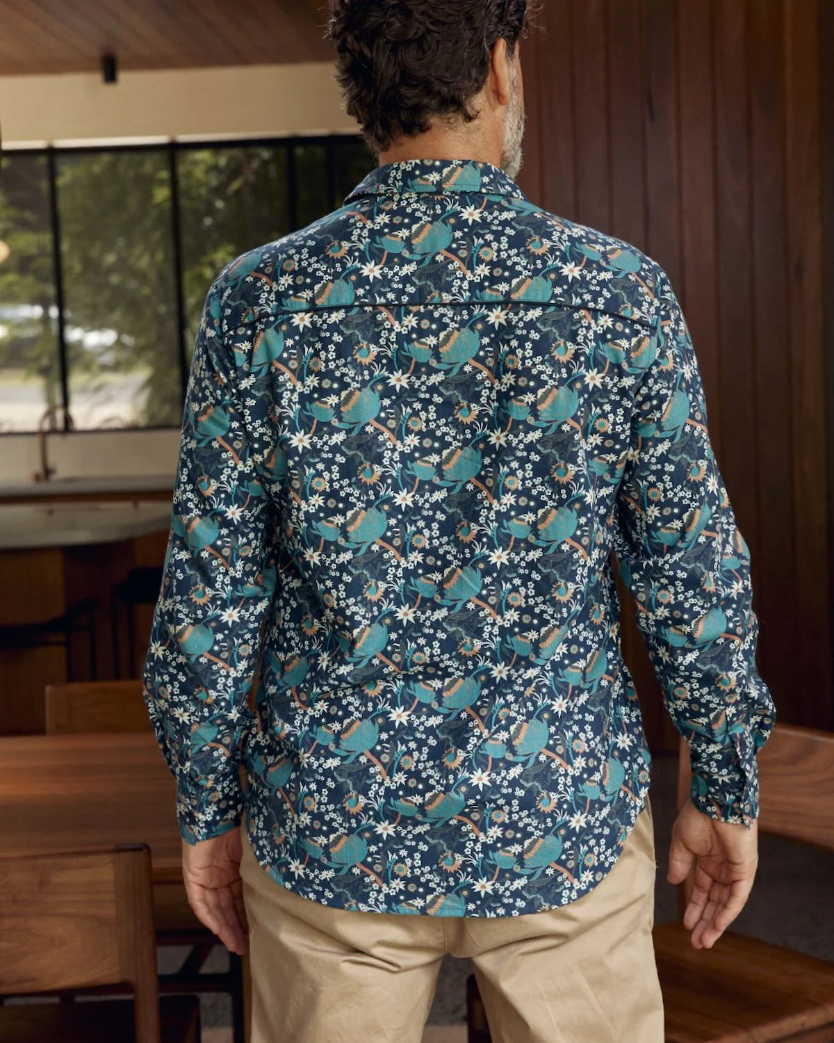 Men's Long Sleeve Waratah Mens Tops MahaShe