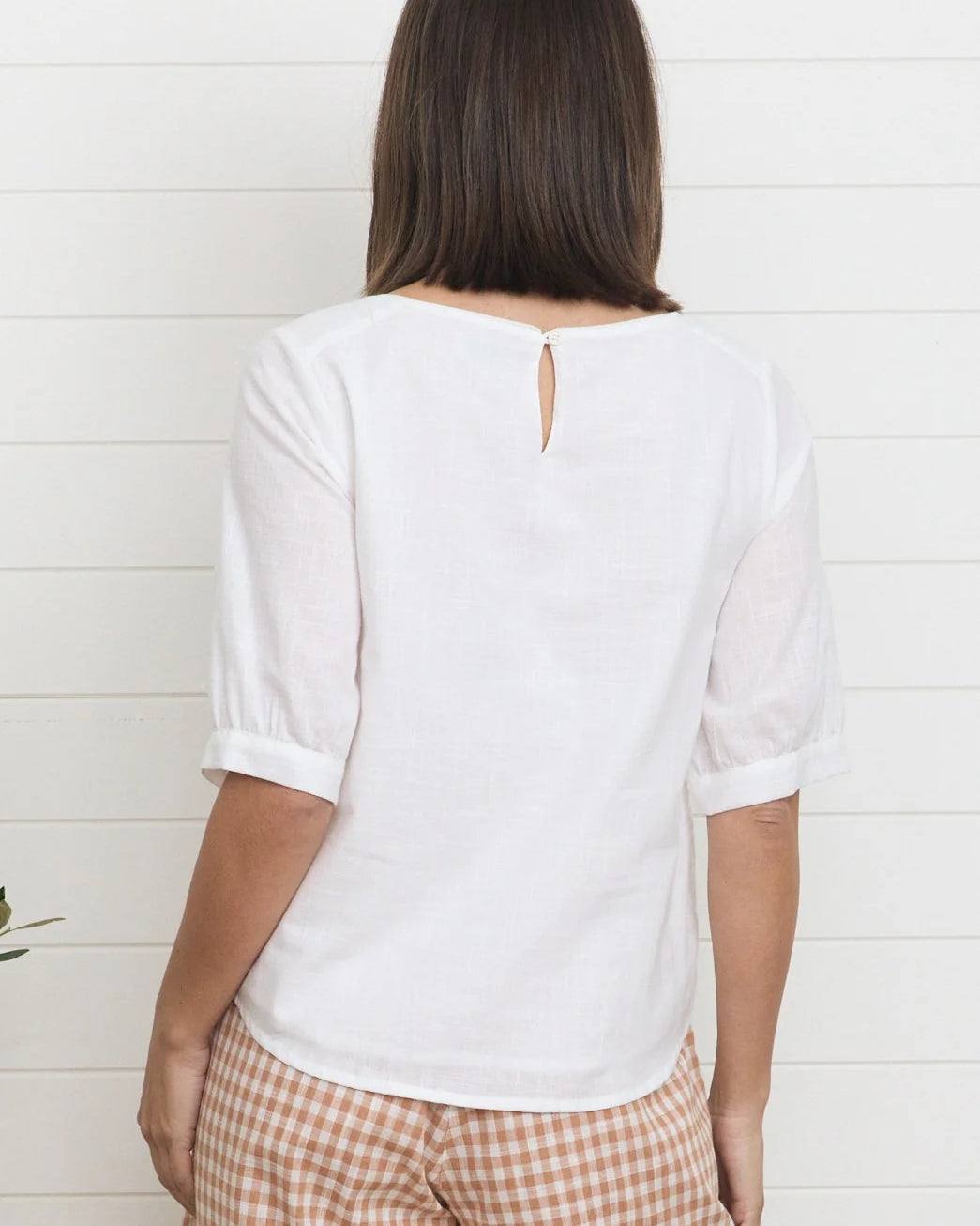 Gigi Top White Tops MahaShe