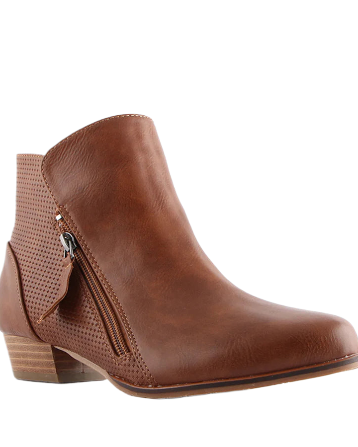Cracker Ankle Boot Tan Shoes Step on Air 36(5)