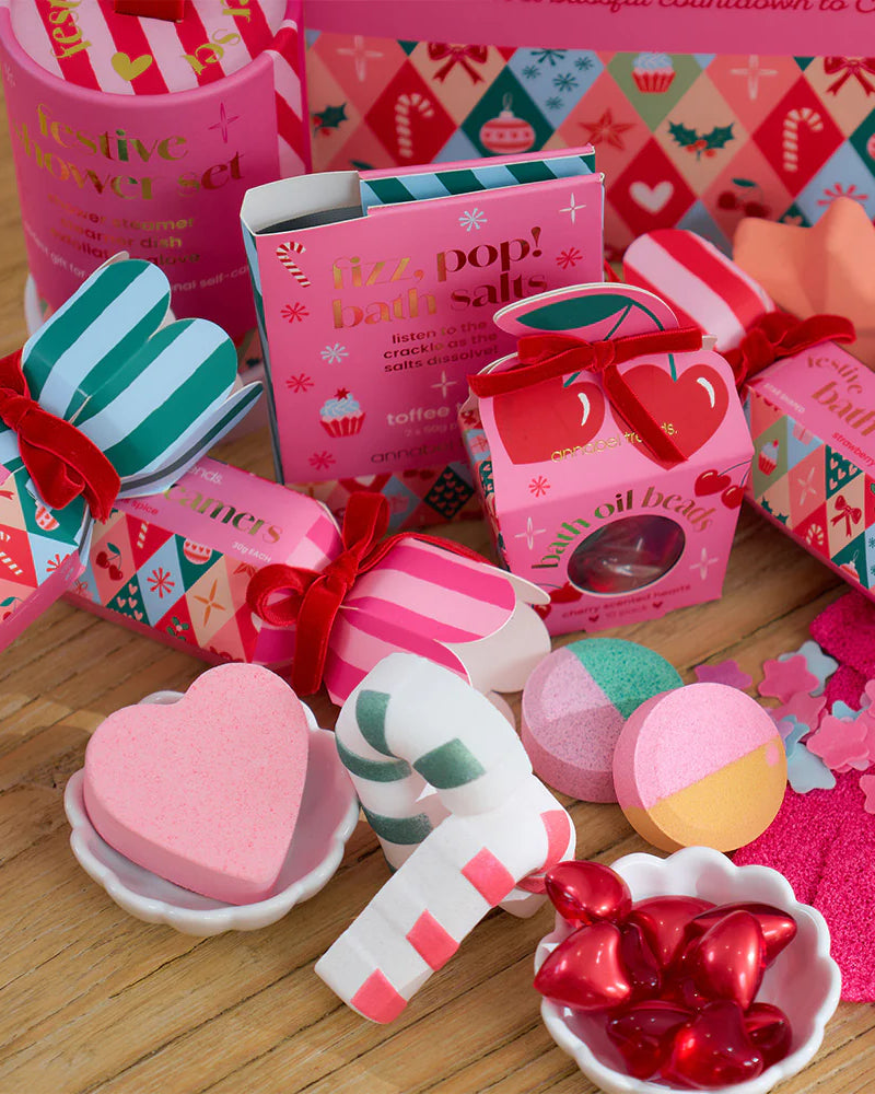 Bath Oil Beads Festive Cherry Bath Annabel Trends