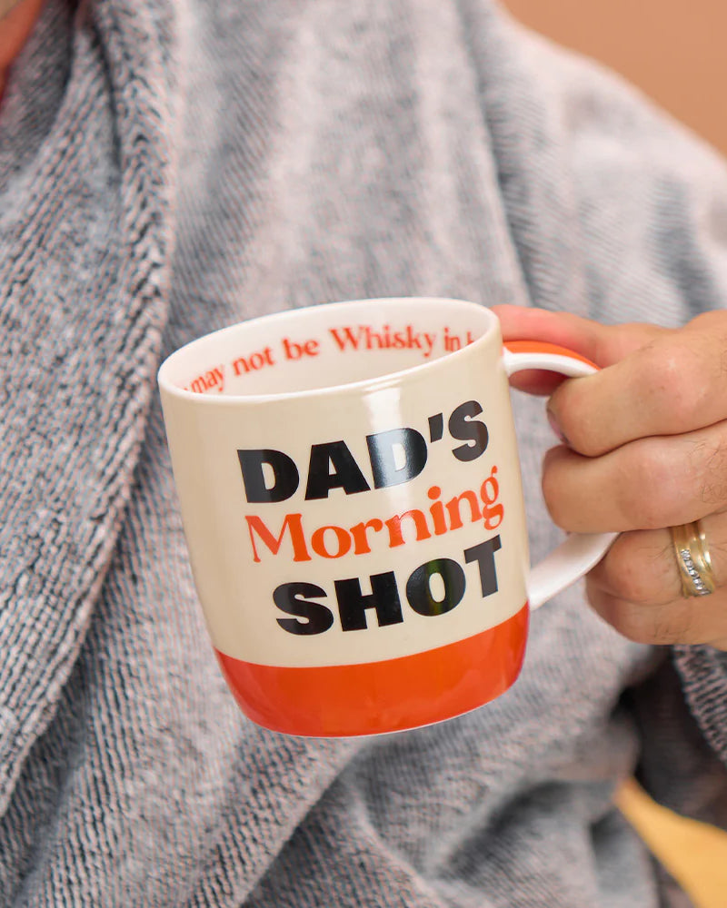 AT Mens Coffee Mug Dad's Morning Shot Gifts and Accessories Annabel Trends