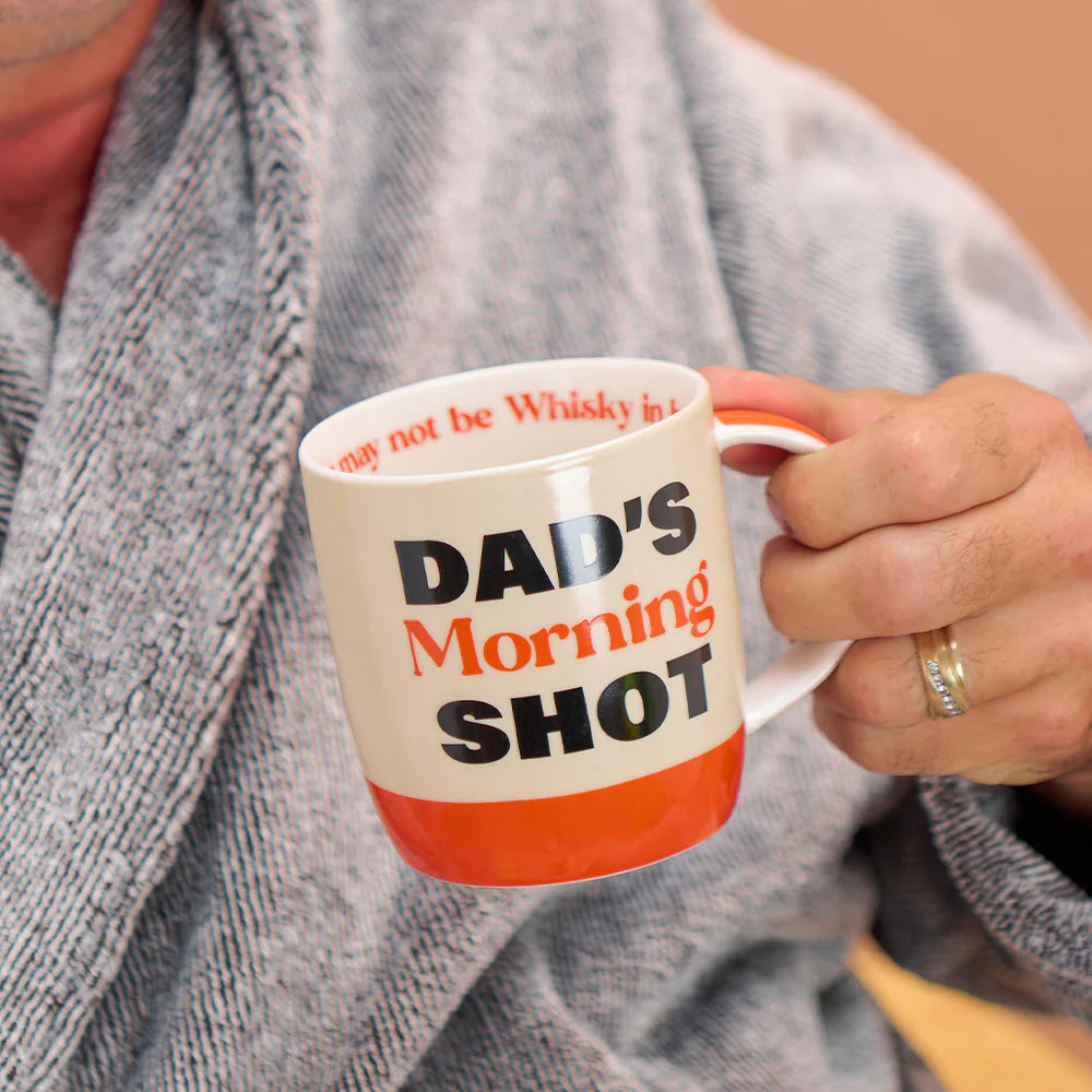 AT Mens Coffee Mug Dad's Morning Shot Gifts and Accessories Annabel Trends