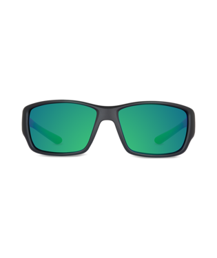 Stradbroke Mens Sunglass Black/Green Sunglasses & Glasses White Haven