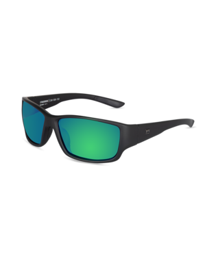 Stradbroke Mens Sunglass Black/Green Sunglasses & Glasses White Haven