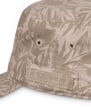 Womens Mao Cap Marley Tropics Latte Hats & Millinery Kooringal