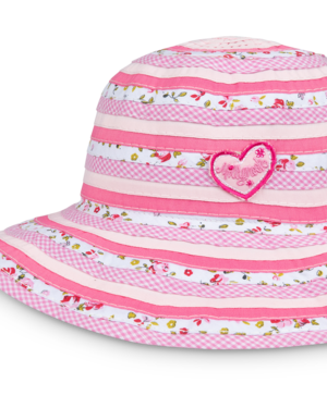 Girls Floppy Hat Sweetheart Pink Kids Hats Millymook