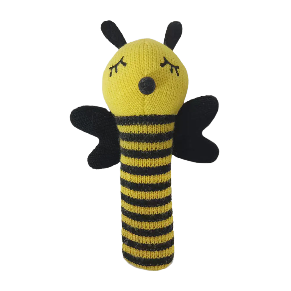 Knit rattle bumble bee Gifts and Accessories Annabel Trends
